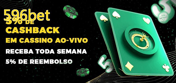Promoções do cassino ao Vivo 596bet